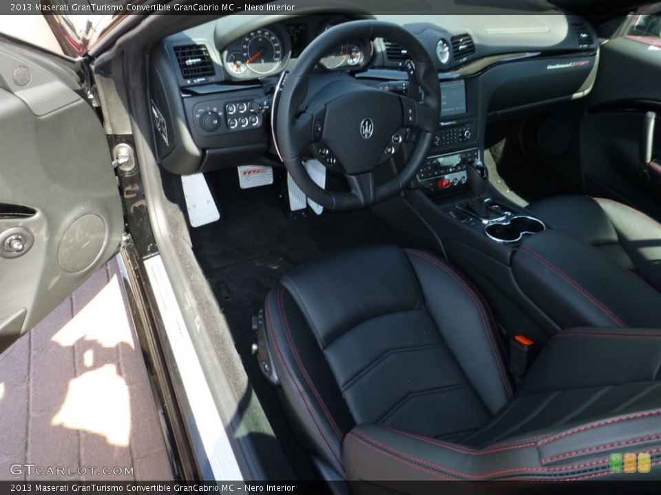 Nero Interior Photo for the 2013 Maserati GranTurismo Convertible GranCabrio MC #81281002