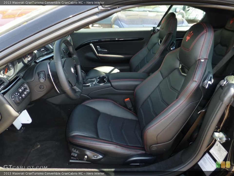 Nero Interior Photo for the 2013 Maserati GranTurismo Convertible GranCabrio MC #81281021