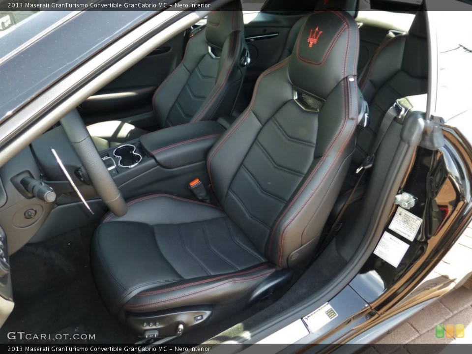 Nero Interior Front Seat for the 2013 Maserati GranTurismo Convertible GranCabrio MC #81281055