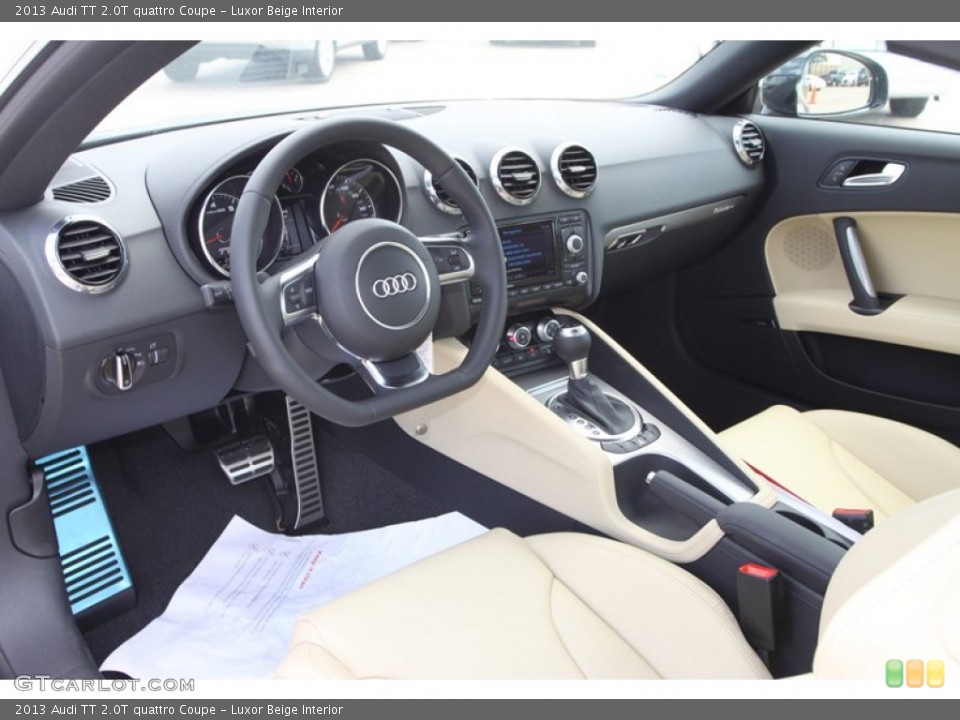 Luxor Beige Interior Photo for the 2013 Audi TT 2.0T quattro Coupe #81281206