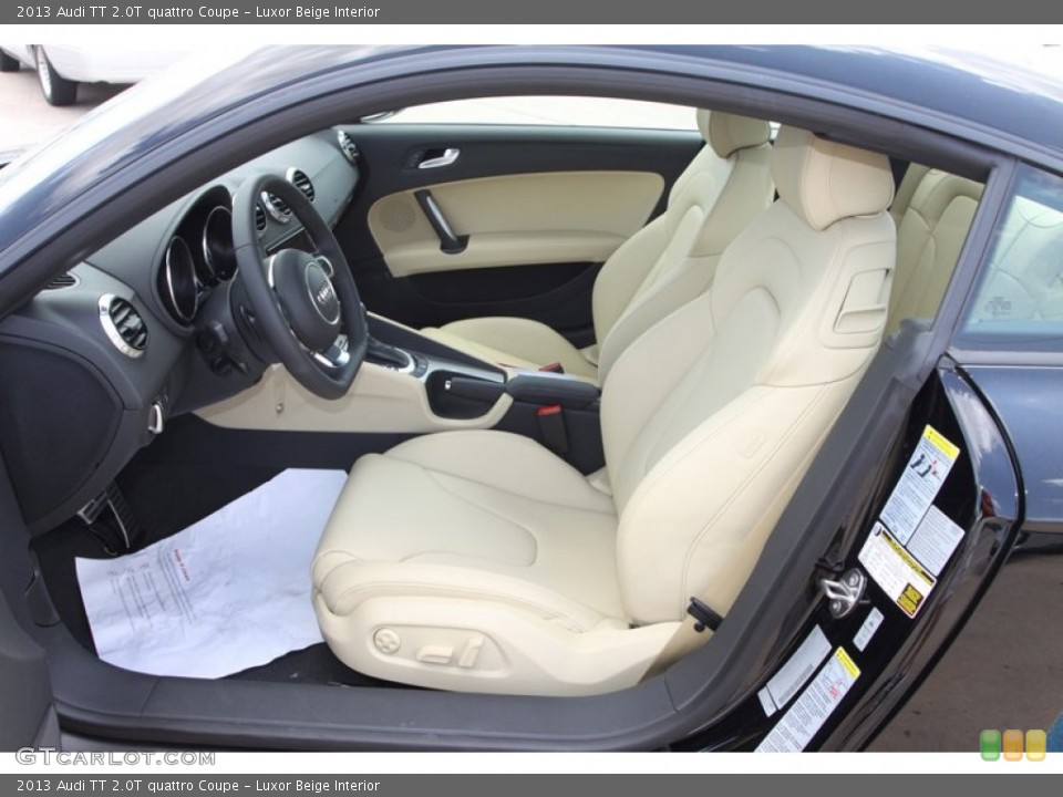 Luxor Beige Interior Front Seat for the 2013 Audi TT 2.0T quattro Coupe #81281222