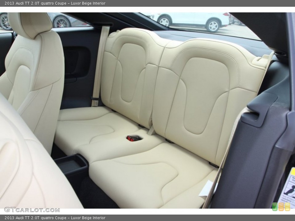 Luxor Beige Interior Rear Seat for the 2013 Audi TT 2.0T quattro Coupe #81281238