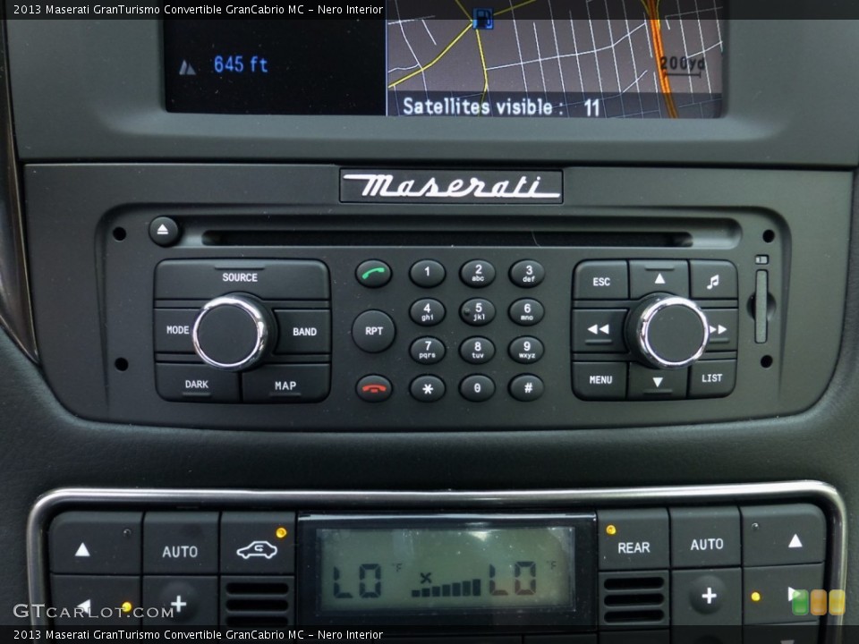 Nero Interior Audio System for the 2013 Maserati GranTurismo Convertible GranCabrio MC #81281260