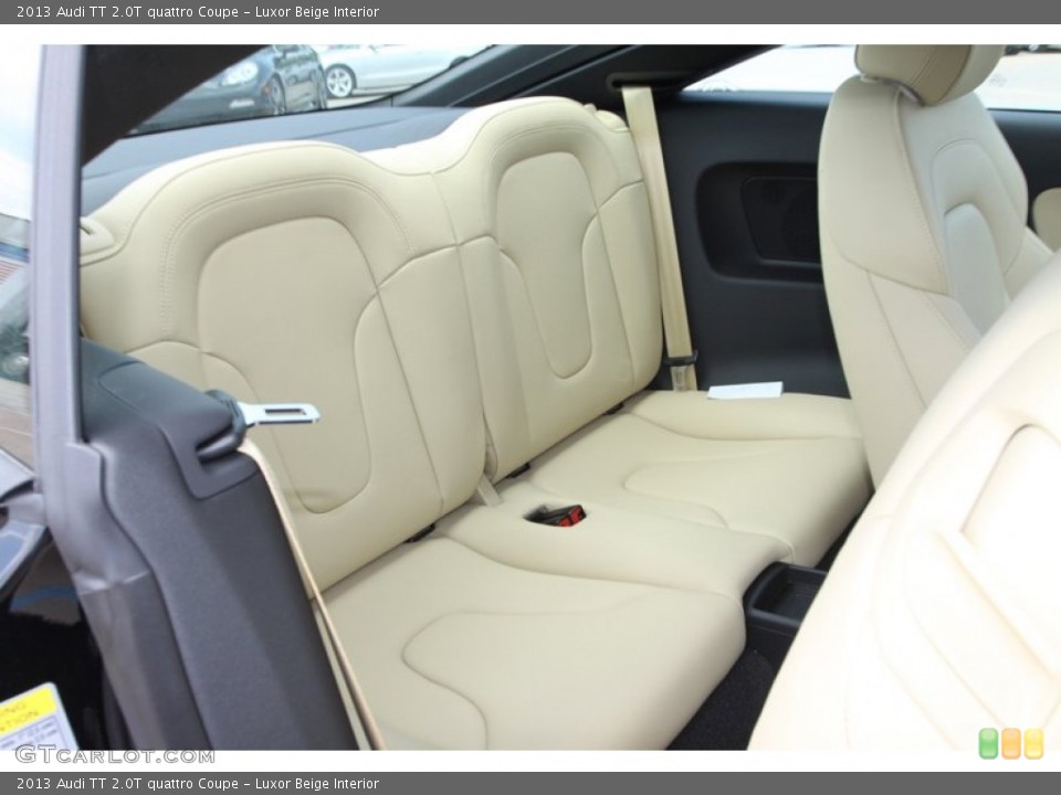 Luxor Beige Interior Rear Seat for the 2013 Audi TT 2.0T quattro Coupe #81281363