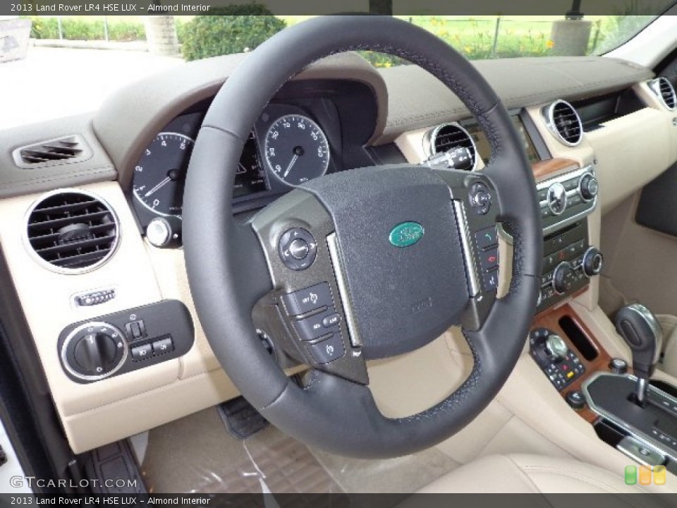 Almond Interior Steering Wheel for the 2013 Land Rover LR4 HSE LUX #81281551