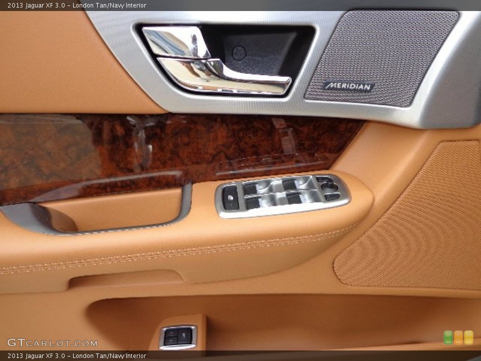 London Tan/Navy Interior Door Panel for the 2013 Jaguar XF 3.0 #81281806