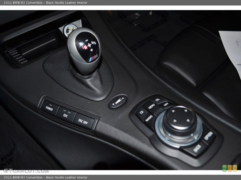 Black Novillo Leather Interior Transmission for the 2011 BMW M3 Convertible #81282424