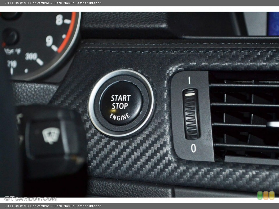 Black Novillo Leather Interior Controls for the 2011 BMW M3 Convertible #81282461