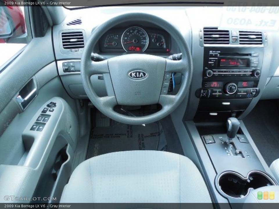 Gray Interior Dashboard for the 2009 Kia Borrego LX V6 #81283765