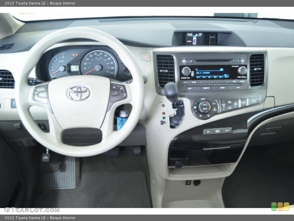 Bisque Interior Dashboard for the 2013 Toyota Sienna LE #81285097