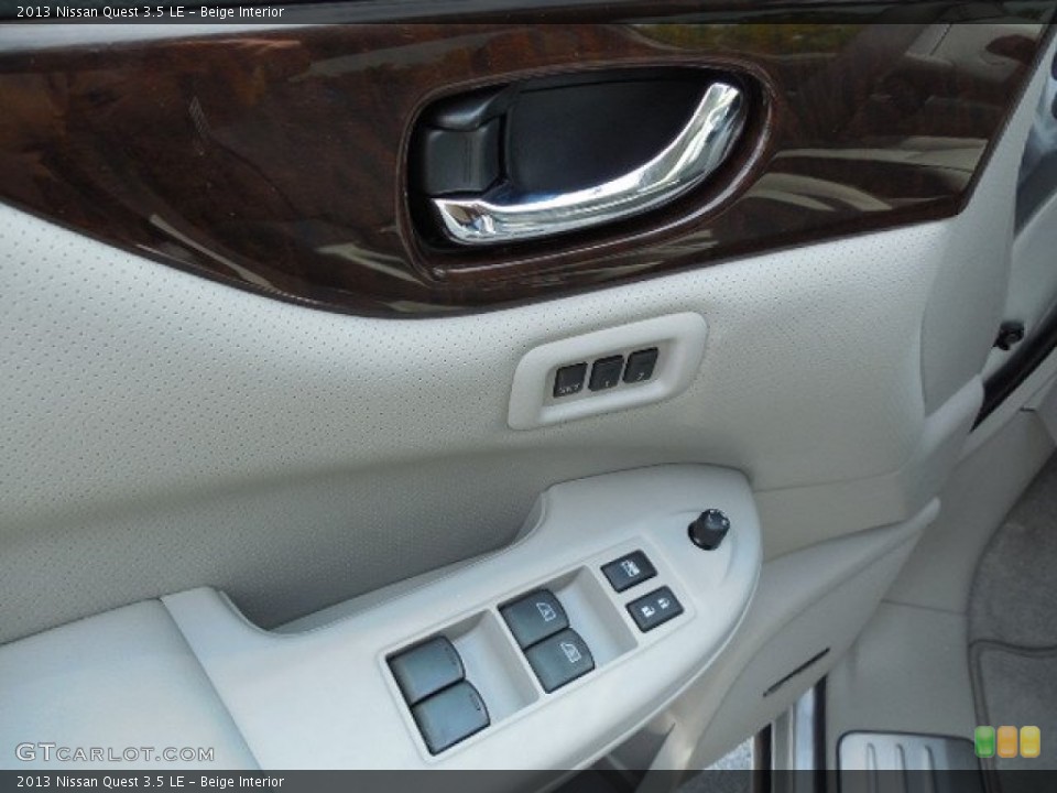 Beige Interior Door Panel for the 2013 Nissan Quest 3.5 LE #81285236