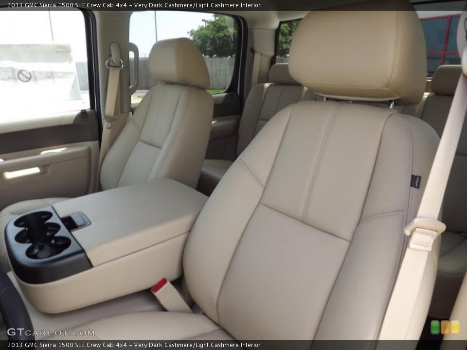 Very Dark Cashmere/Light Cashmere Interior Front Seat for the 2013 GMC Sierra 1500 SLE Crew Cab 4x4 #81285655