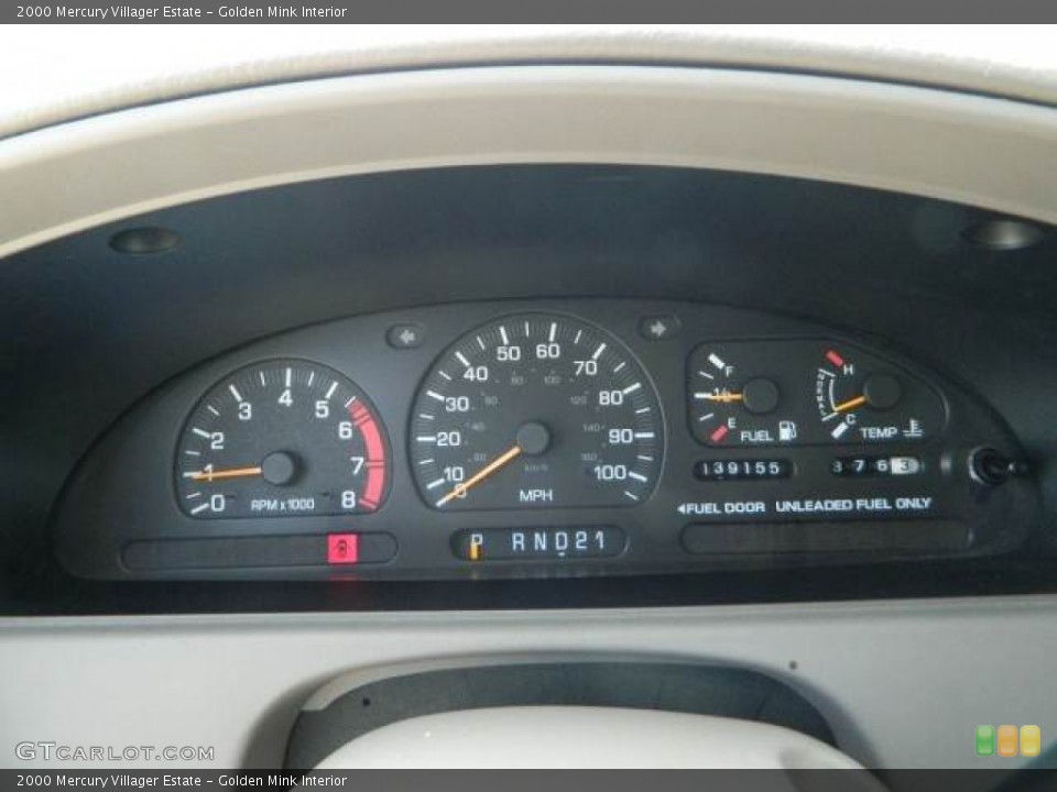Golden Mink Interior Gauges for the 2000 Mercury Villager Estate #81286939