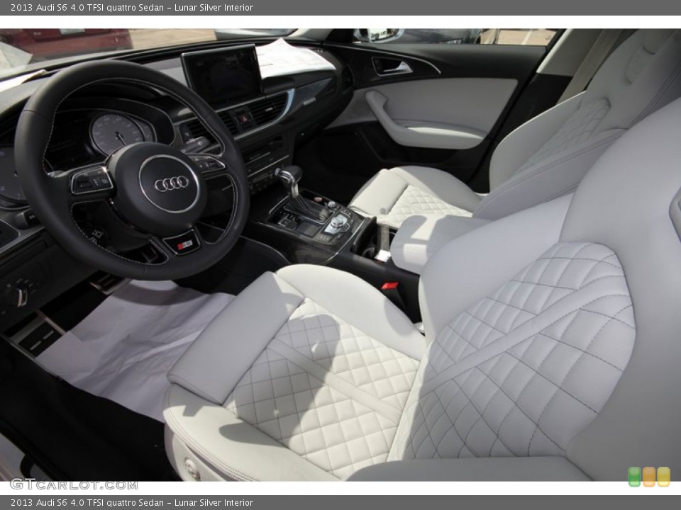 Lunar Silver Interior Photo for the 2013 Audi S6 4.0 TFSI quattro Sedan #81291102