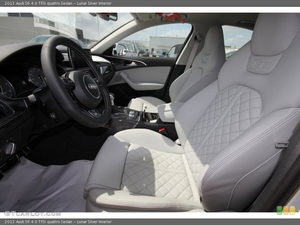 Lunar Silver Interior Front Seat for the 2013 Audi S6 4.0 TFSI quattro Sedan #81291128