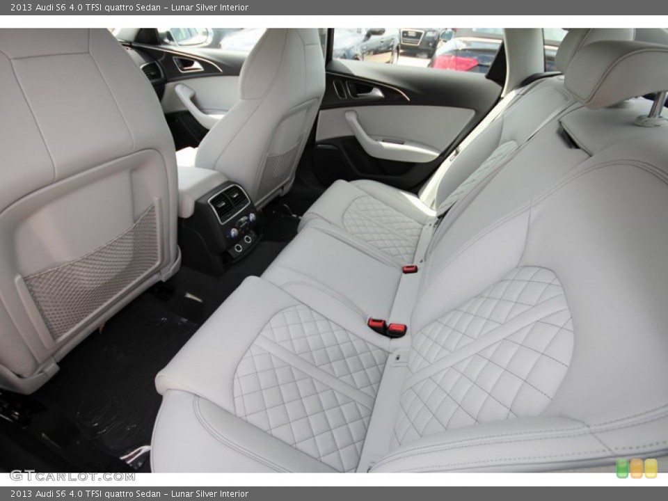 Lunar Silver Interior Rear Seat for the 2013 Audi S6 4.0 TFSI quattro Sedan #81291247