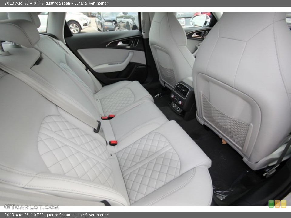 Lunar Silver Interior Rear Seat for the 2013 Audi S6 4.0 TFSI quattro Sedan #81291323