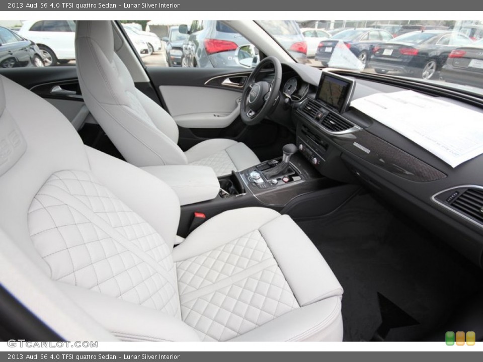 Lunar Silver Interior Front Seat for the 2013 Audi S6 4.0 TFSI quattro Sedan #81291378