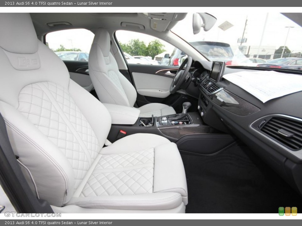 Lunar Silver Interior Front Seat for the 2013 Audi S6 4.0 TFSI quattro Sedan #81291395