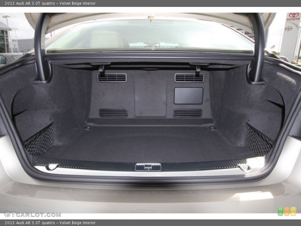 Velvet Beige Interior Trunk for the 2013 Audi A8 3.0T quattro #81292052