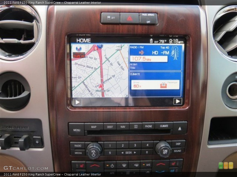 Chaparral Leather Interior Navigation for the 2011 Ford F150 King Ranch SuperCrew #81292108