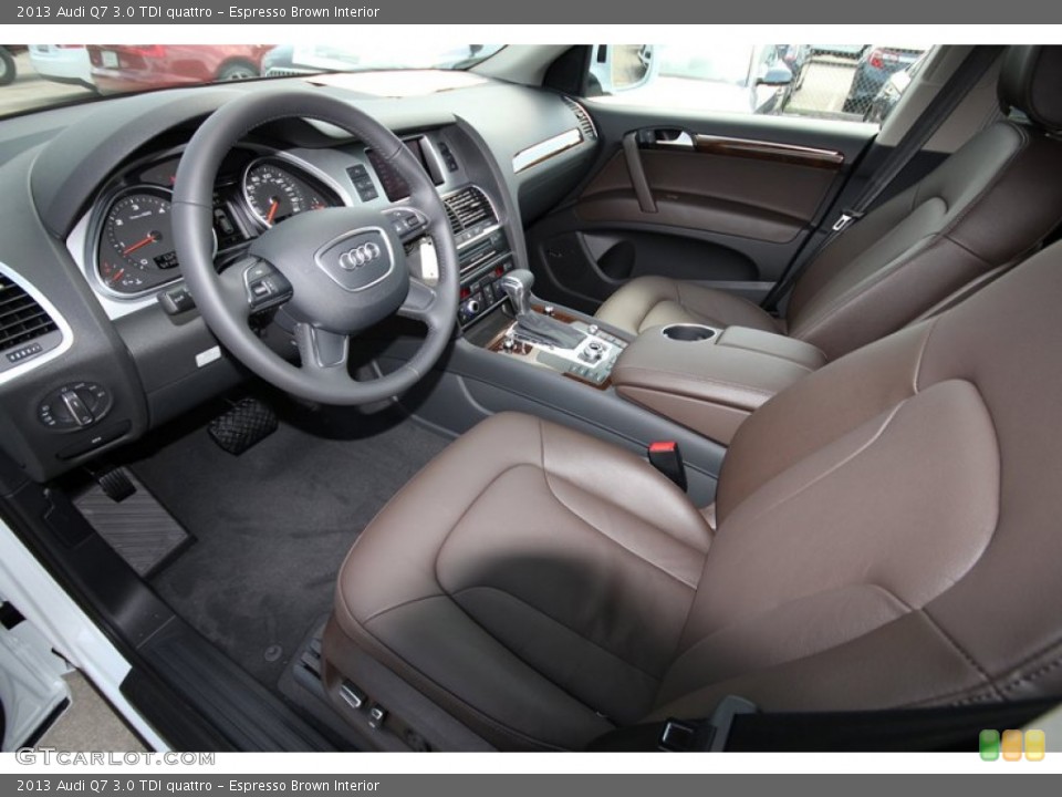 Espresso Brown Interior Prime Interior for the 2013 Audi Q7 3.0 TDI quattro #81292379