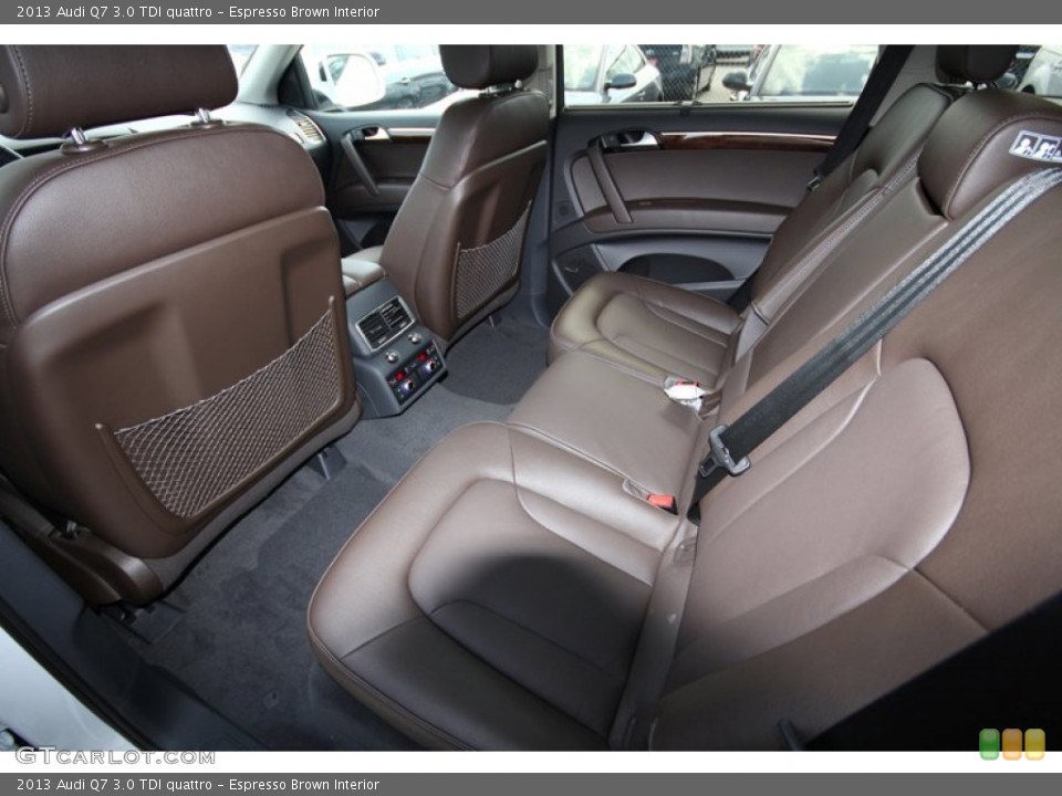 Espresso Brown Interior Rear Seat for the 2013 Audi Q7 3.0 TDI quattro #81292450