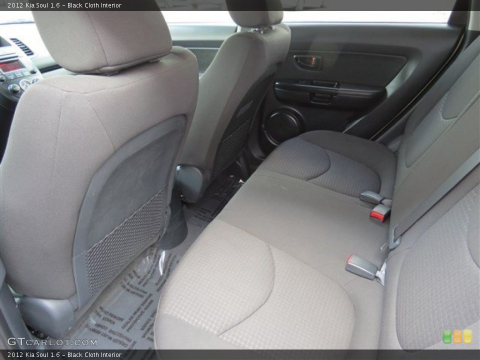 Black Cloth Interior Rear Seat for the 2012 Kia Soul 1.6 #81292946