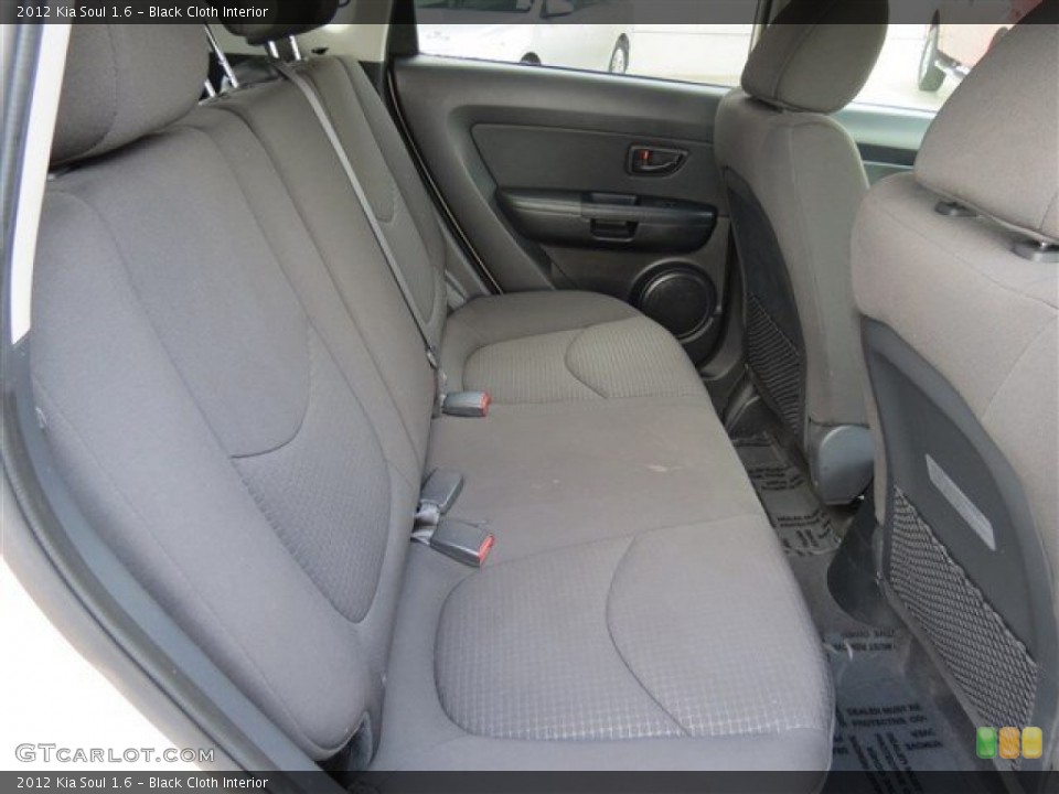 Black Cloth Interior Rear Seat for the 2012 Kia Soul 1.6 #81292984