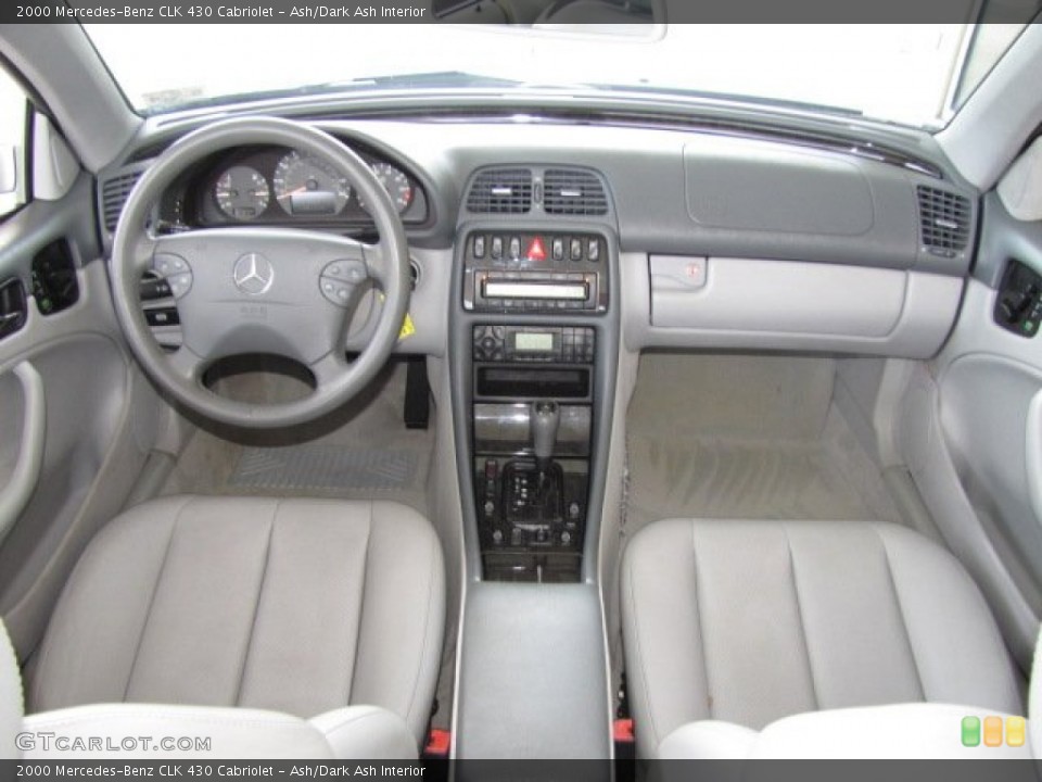 Ash/Dark Ash Interior Dashboard for the 2000 Mercedes-Benz CLK 430 Cabriolet #81294566