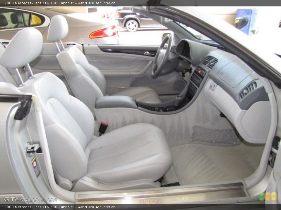 Ash/Dark Ash Interior Front Seat for the 2000 Mercedes-Benz CLK 430 Cabriolet #81294590
