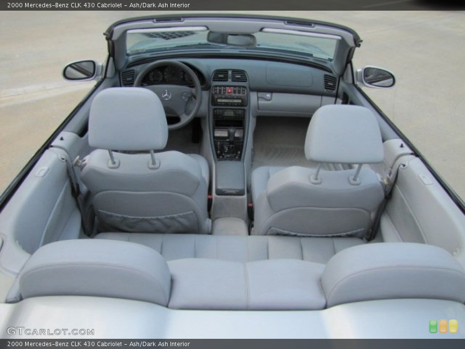 Ash/Dark Ash Interior Dashboard for the 2000 Mercedes-Benz CLK 430 Cabriolet #81294777
