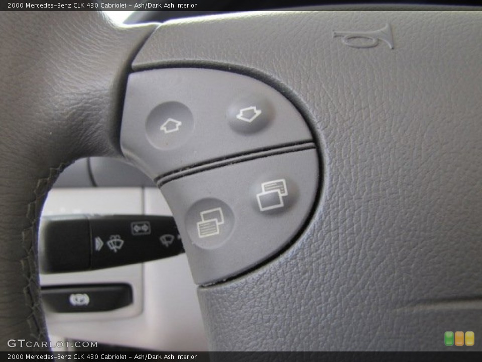 Ash/Dark Ash Interior Controls for the 2000 Mercedes-Benz CLK 430 Cabriolet #81294869