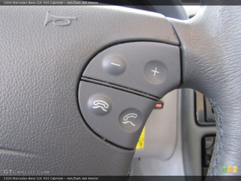 Ash/Dark Ash Interior Controls for the 2000 Mercedes-Benz CLK 430 Cabriolet #81294890