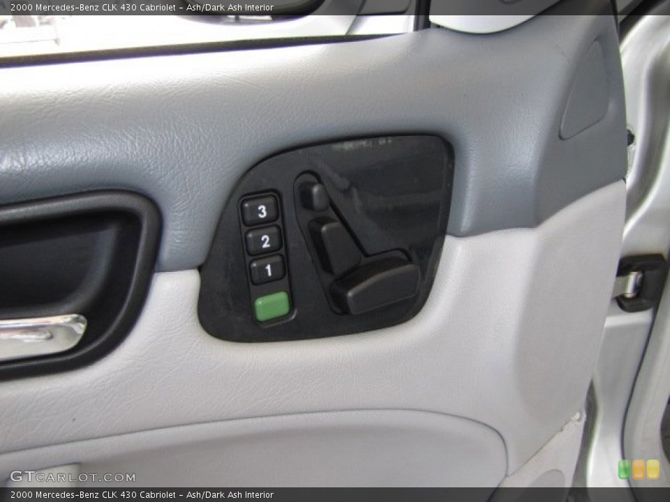 Ash/Dark Ash Interior Controls for the 2000 Mercedes-Benz CLK 430 Cabriolet #81295210