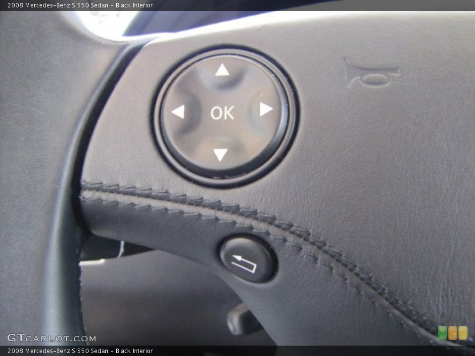 Black Interior Controls for the 2008 Mercedes-Benz S 550 Sedan #81296849