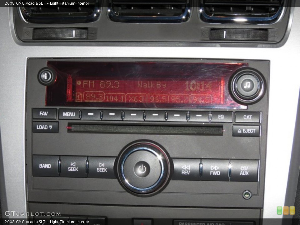 Light Titanium Interior Audio System for the 2008 GMC Acadia SLT #81296935