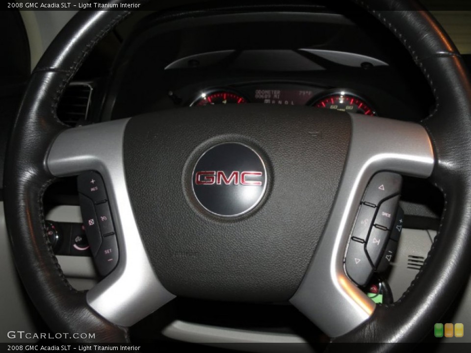 Light Titanium Interior Steering Wheel for the 2008 GMC Acadia SLT #81297032
