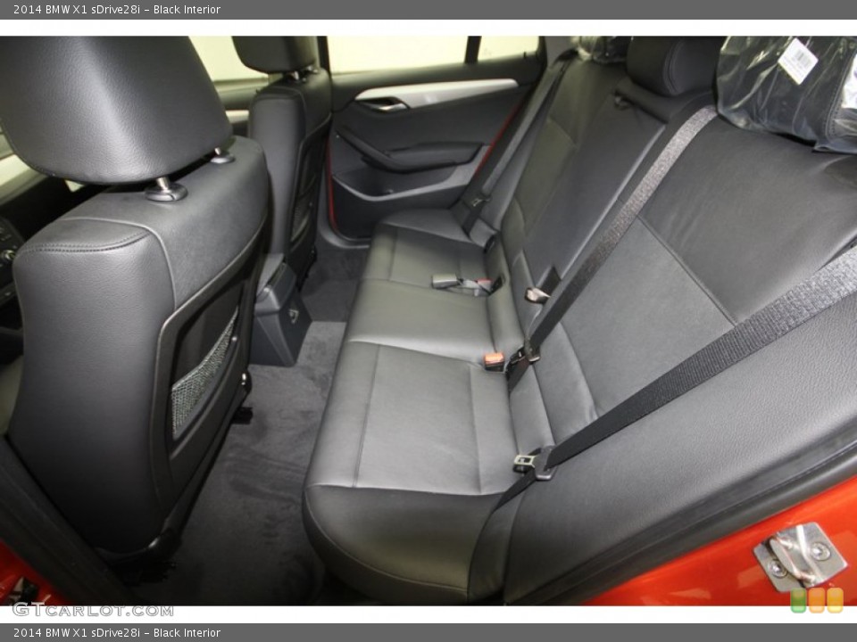 Black Interior Rear Seat for the 2014 BMW X1 sDrive28i #81298142