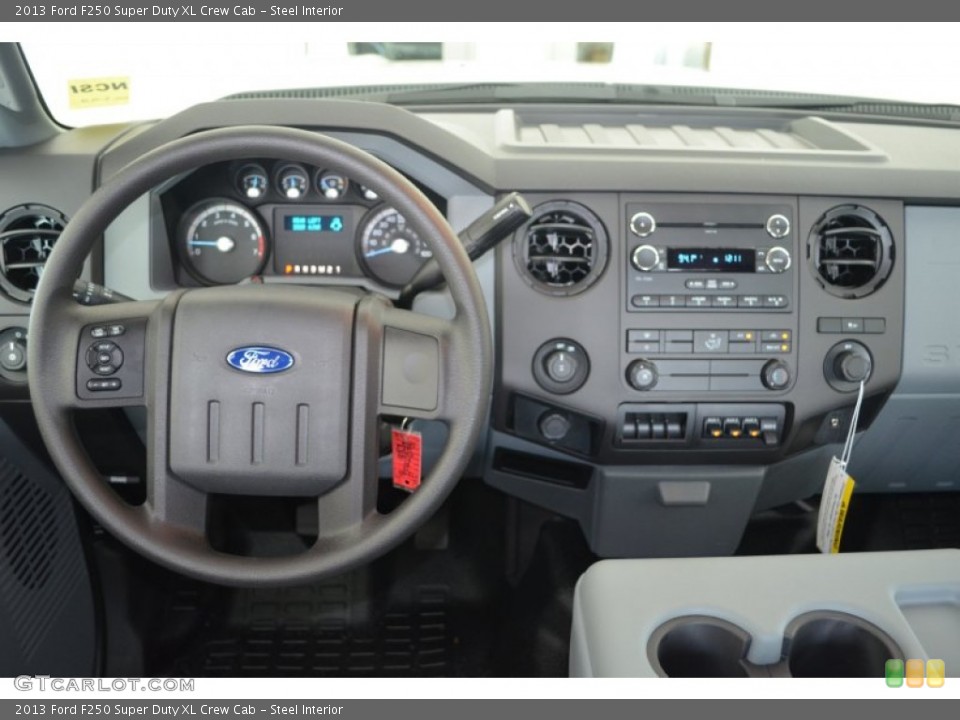 Steel Interior Dashboard for the 2013 Ford F250 Super Duty XL Crew Cab #81298276