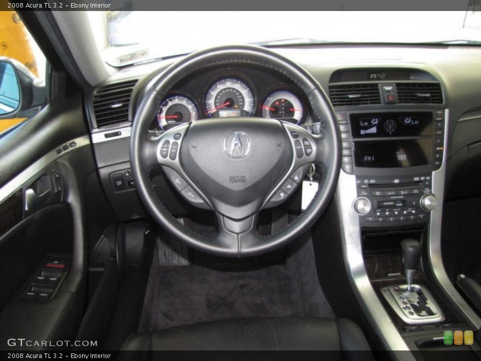 Ebony Interior Steering Wheel for the 2008 Acura TL 3.2 #81298401