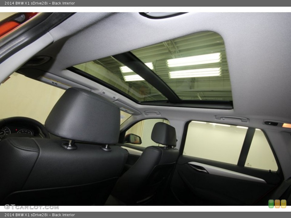 Black Interior Sunroof for the 2014 BMW X1 sDrive28i #81298453