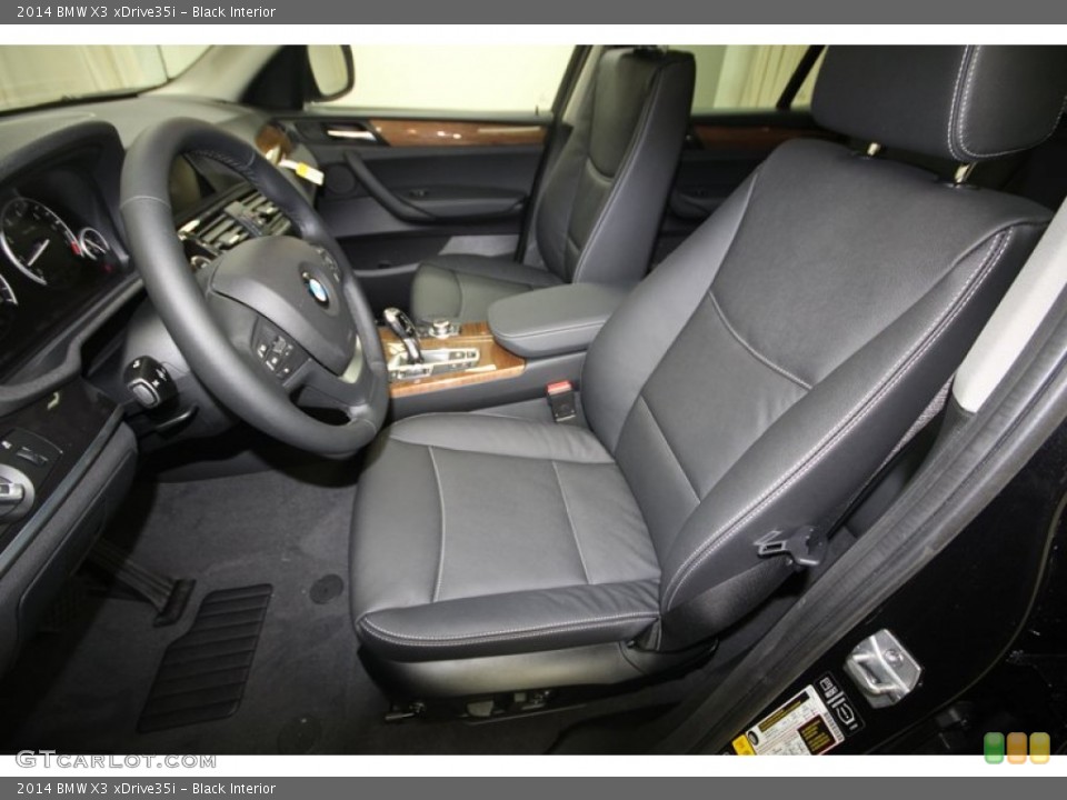 Black Interior Photo for the 2014 BMW X3 xDrive35i #81298619