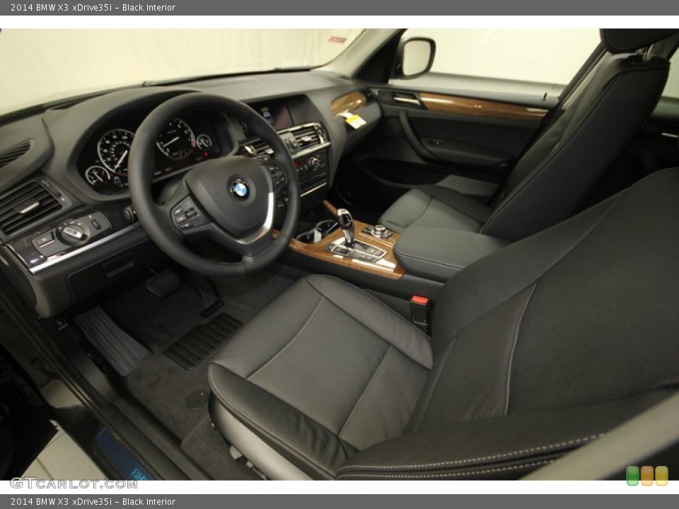Black Interior Front Seat for the 2014 BMW X3 xDrive35i #81298764
