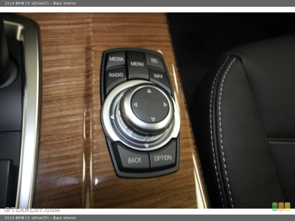 Black Interior Controls for the 2014 BMW X3 xDrive35i #81298977