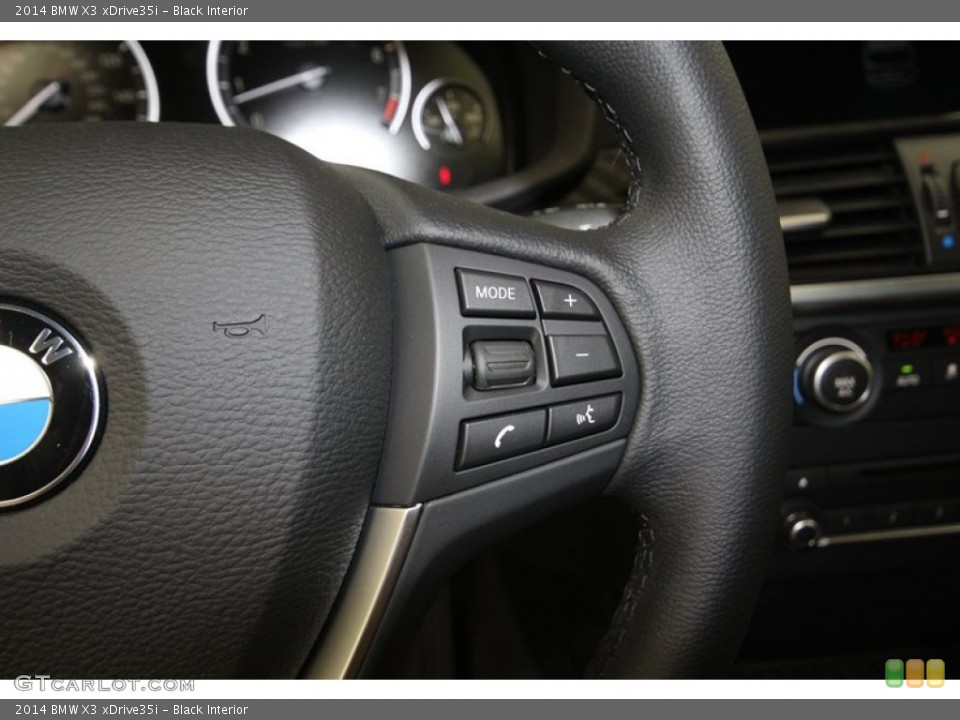 Black Interior Controls for the 2014 BMW X3 xDrive35i #81299040