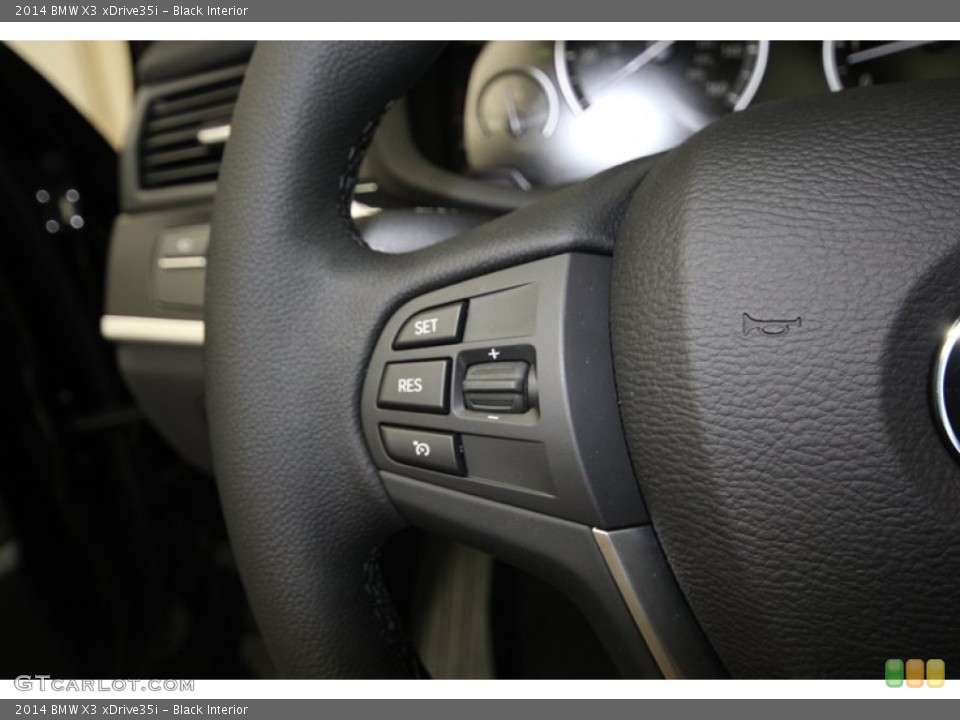 Black Interior Controls for the 2014 BMW X3 xDrive35i #81299063