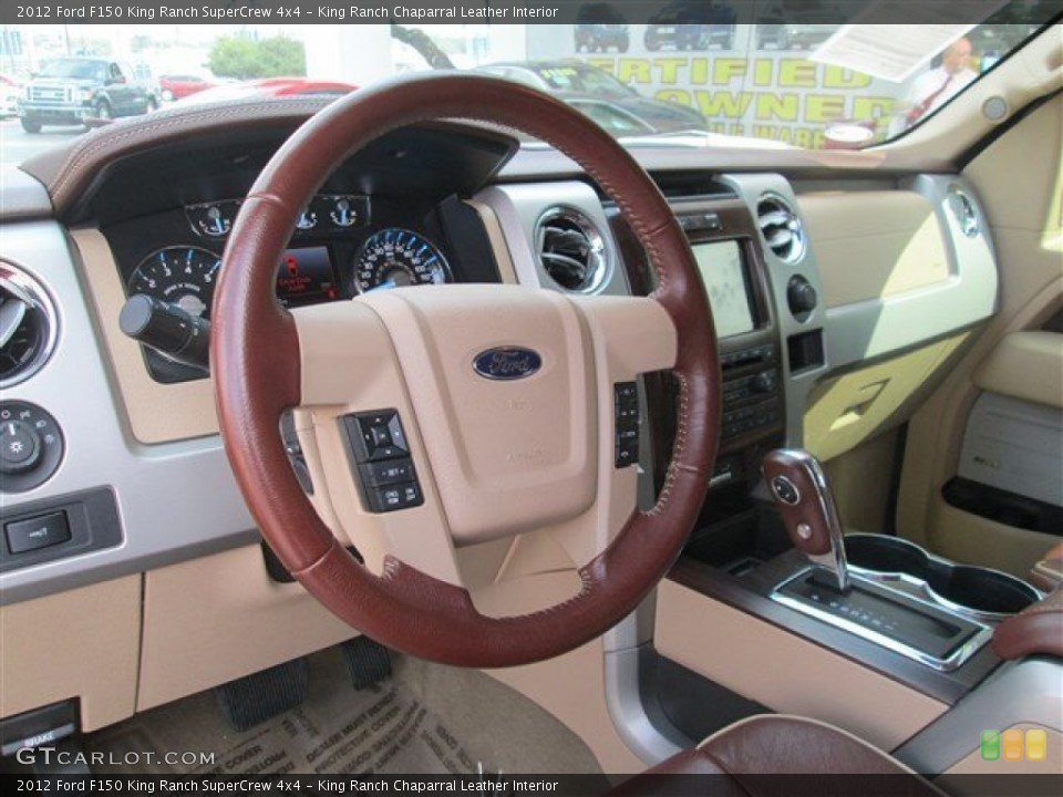 King Ranch Chaparral Leather Interior Dashboard for the 2012 Ford F150 King Ranch SuperCrew 4x4 #81299962