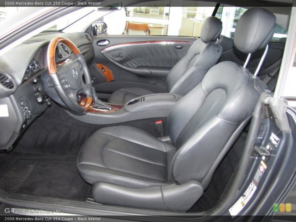 Black Interior Photo for the 2009 Mercedes-Benz CLK 350 Coupe #81300481
