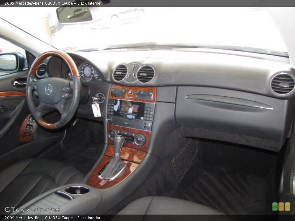 Black Interior Dashboard for the 2009 Mercedes-Benz CLK 350 Coupe #81300500
